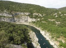 Canoë dans les Gorges de l'Ardèche